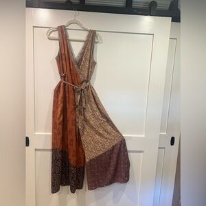 Anthropologie (brand: Tiny) wide-leg jumpsuit.